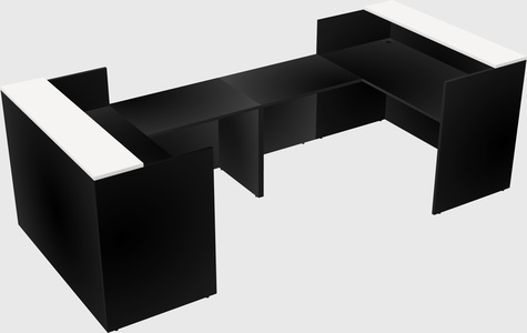 Reception desk u-shape