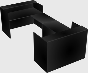 Reception desk u-shape