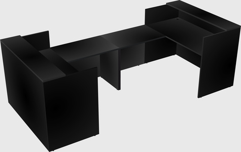 Reception desk u-shape