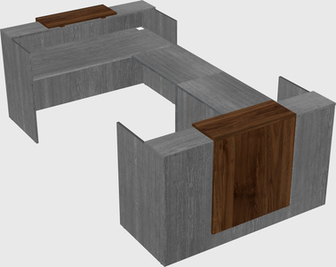Reception desk u-shape