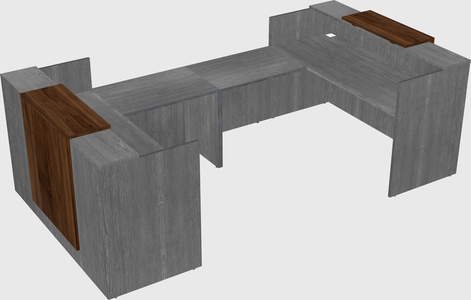 Reception desk u-shape