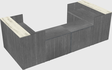 Reception desk u-shape