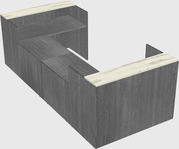 Reception desk u-shape
