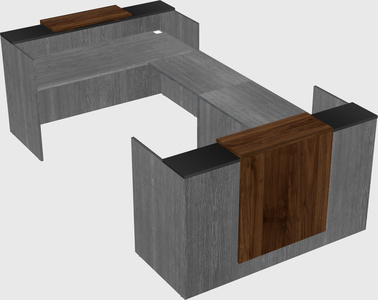Reception desk u-shape