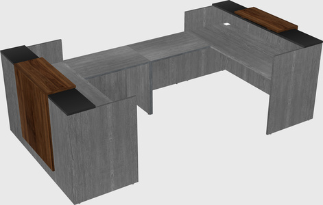 Reception desk u-shape