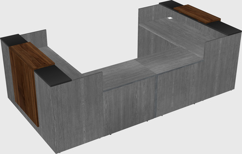 Reception desk u-shape