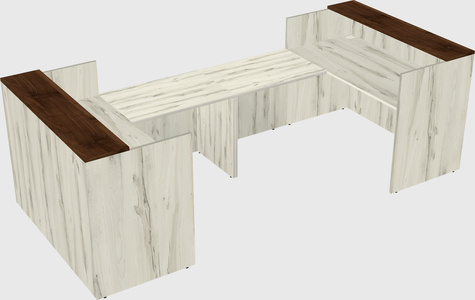 Reception desk u-shape