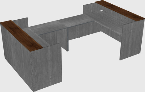 Reception desk u-shape