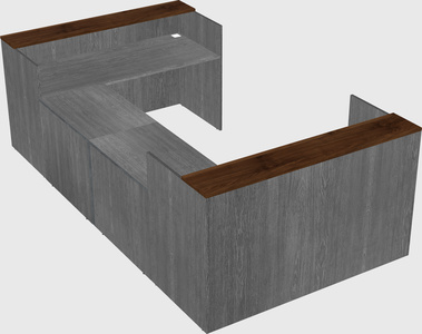 Reception desk u-shape