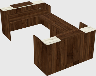Reception desk u-shape