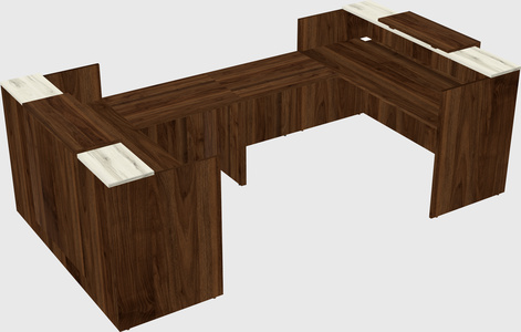 Reception desk u-shape