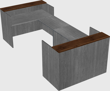 Reception desk u-shape