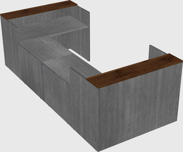 Reception desk u-shape