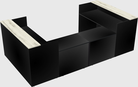 Reception desk u-shape