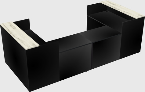 Reception desk u-shape