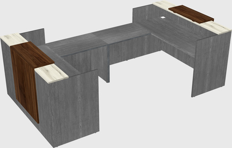Reception desk u-shape