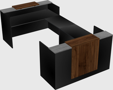 Reception desk u-shape