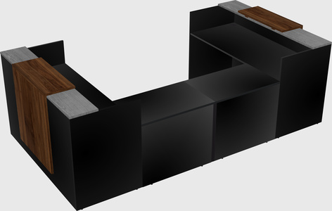Reception desk u-shape