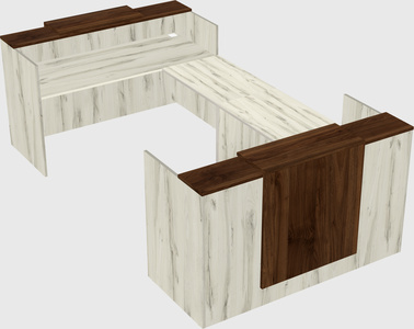 Reception desk u-shape