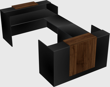 Reception desk u-shape