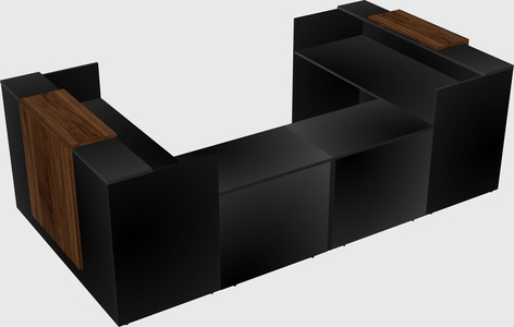 Reception desk u-shape