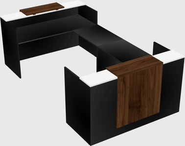 Reception desk u-shape