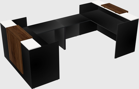 Reception desk u-shape