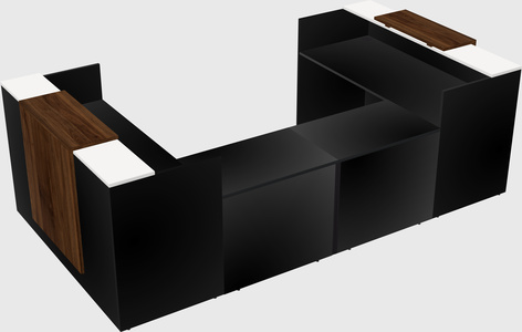 Reception desk u-shape