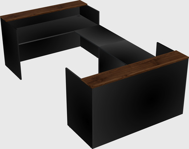 Reception desk u-shape