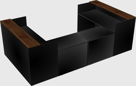 Reception desk u-shape