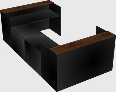 Reception desk u-shape