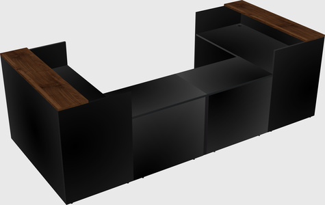 Reception desk u-shape
