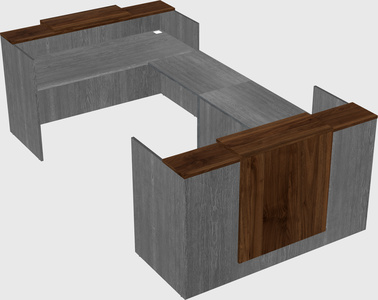 Reception desk u-shape