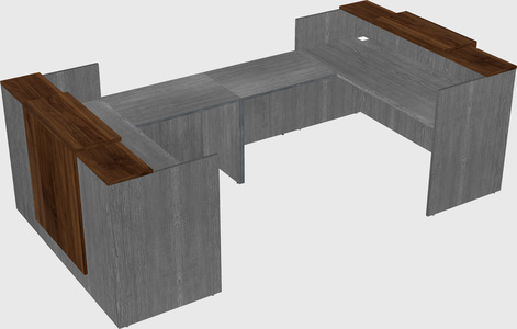 Reception desk u-shape