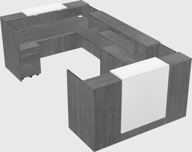 Reception desk u-shape