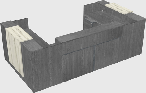 Reception desk u-shape