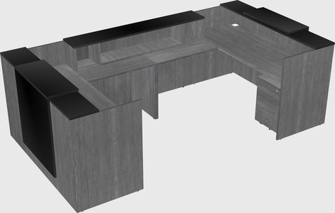Reception desk u-shape