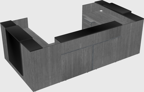 Reception desk u-shape