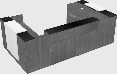 Reception desk u-shape