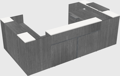 Reception desk u-shape
