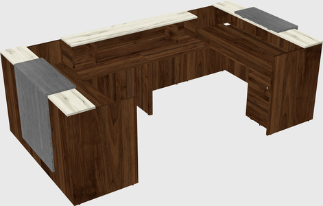 Reception desk u-shape