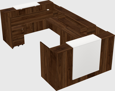 Reception desk u-shape