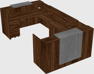 Reception desk u-shape