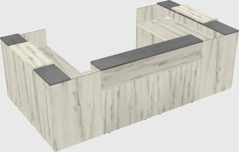 Reception desk u-shape