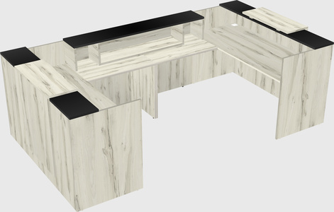 Reception desk u-shape