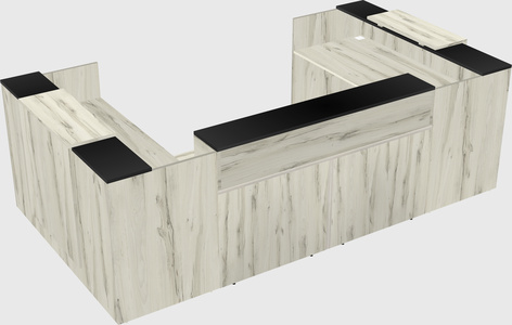 Reception desk u-shape