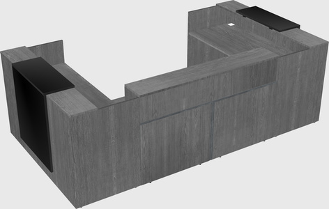 Reception desk u-shape