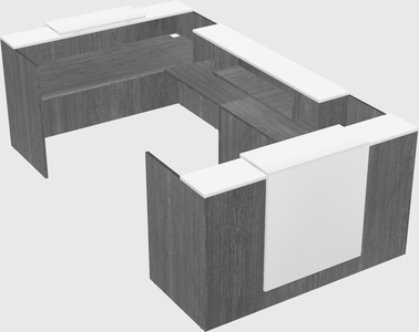 Reception desk u-shape