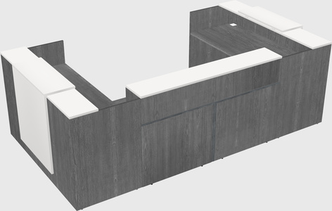 Reception desk u-shape