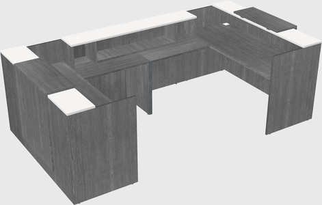 Reception desk u-shape